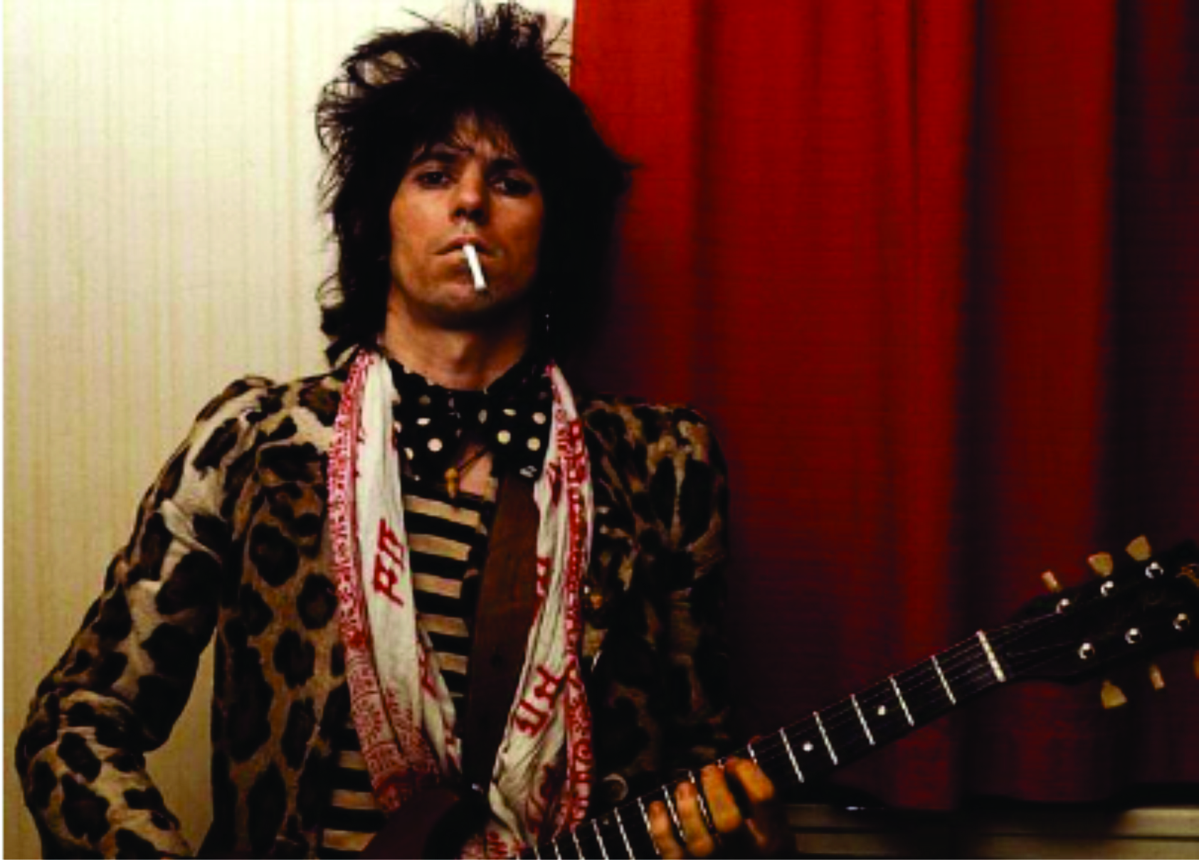 Keith Richards en 1974 por Graham Wiltshire