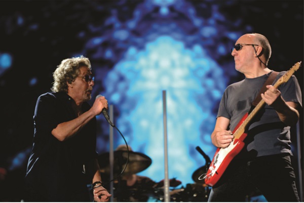 The Who en 2015 por Michael Putland